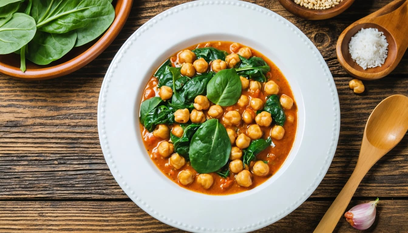 Chickpea Spinach Curry